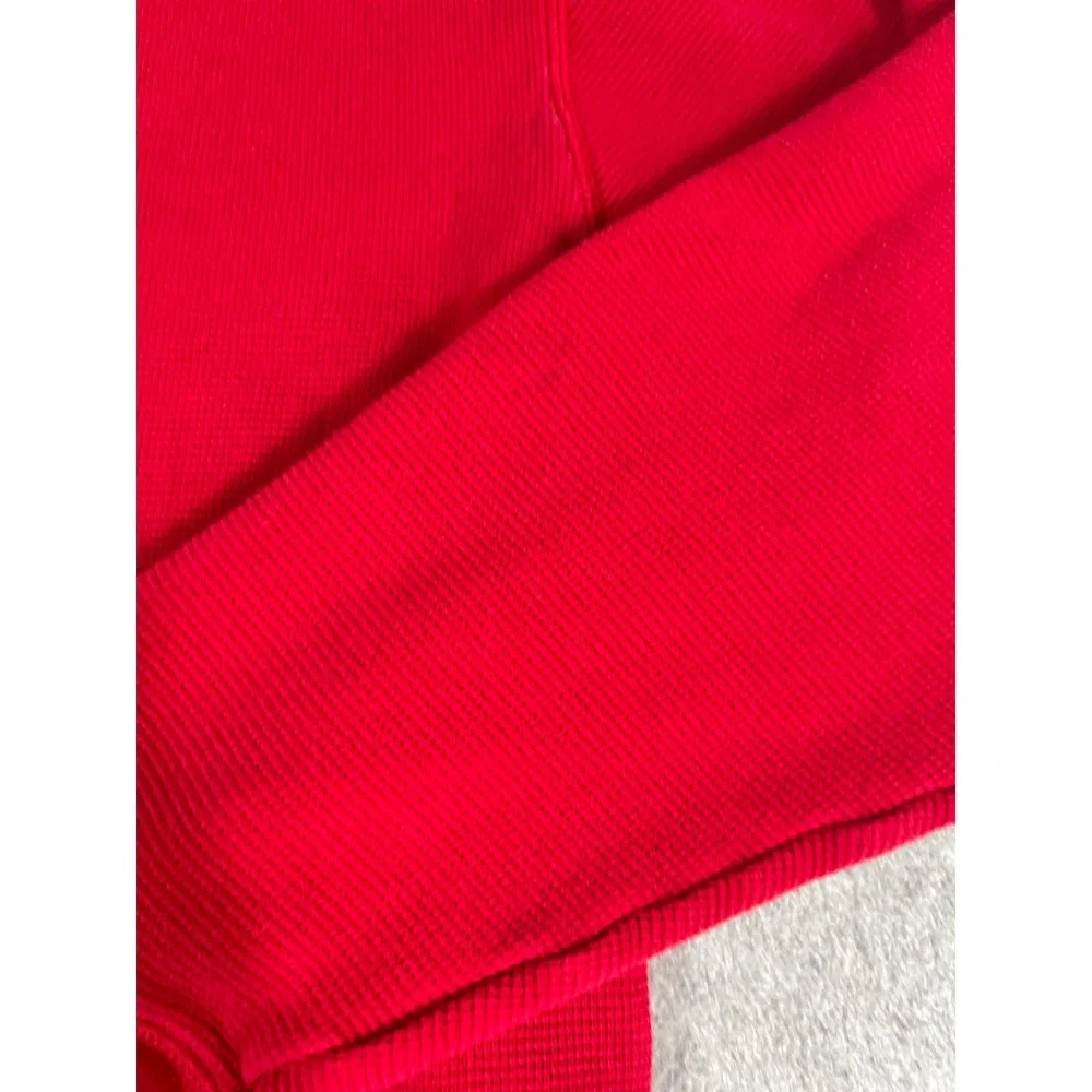 Polo Ralph Lauren Mens 2 Pack Thermal Waffle Knit Sleepwear Shirts Black Red L
